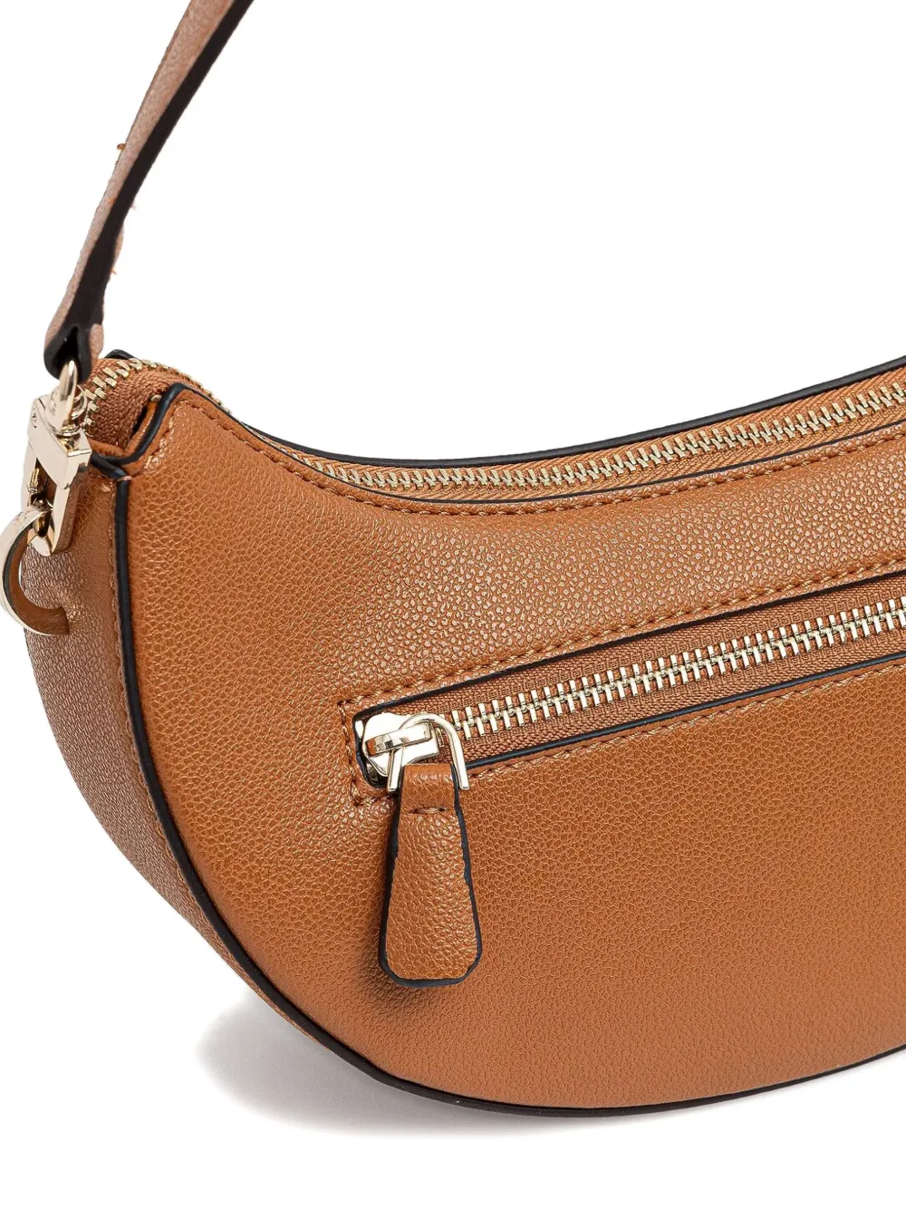 GUESS USA Demi Lune schoudertas Bruin