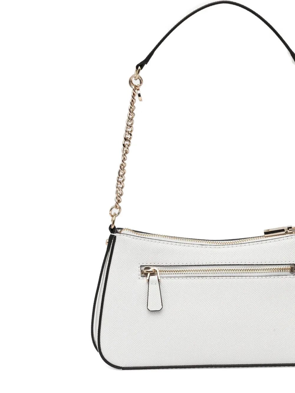 GUESS USA Schoudertas met verfraaide gesp Wit