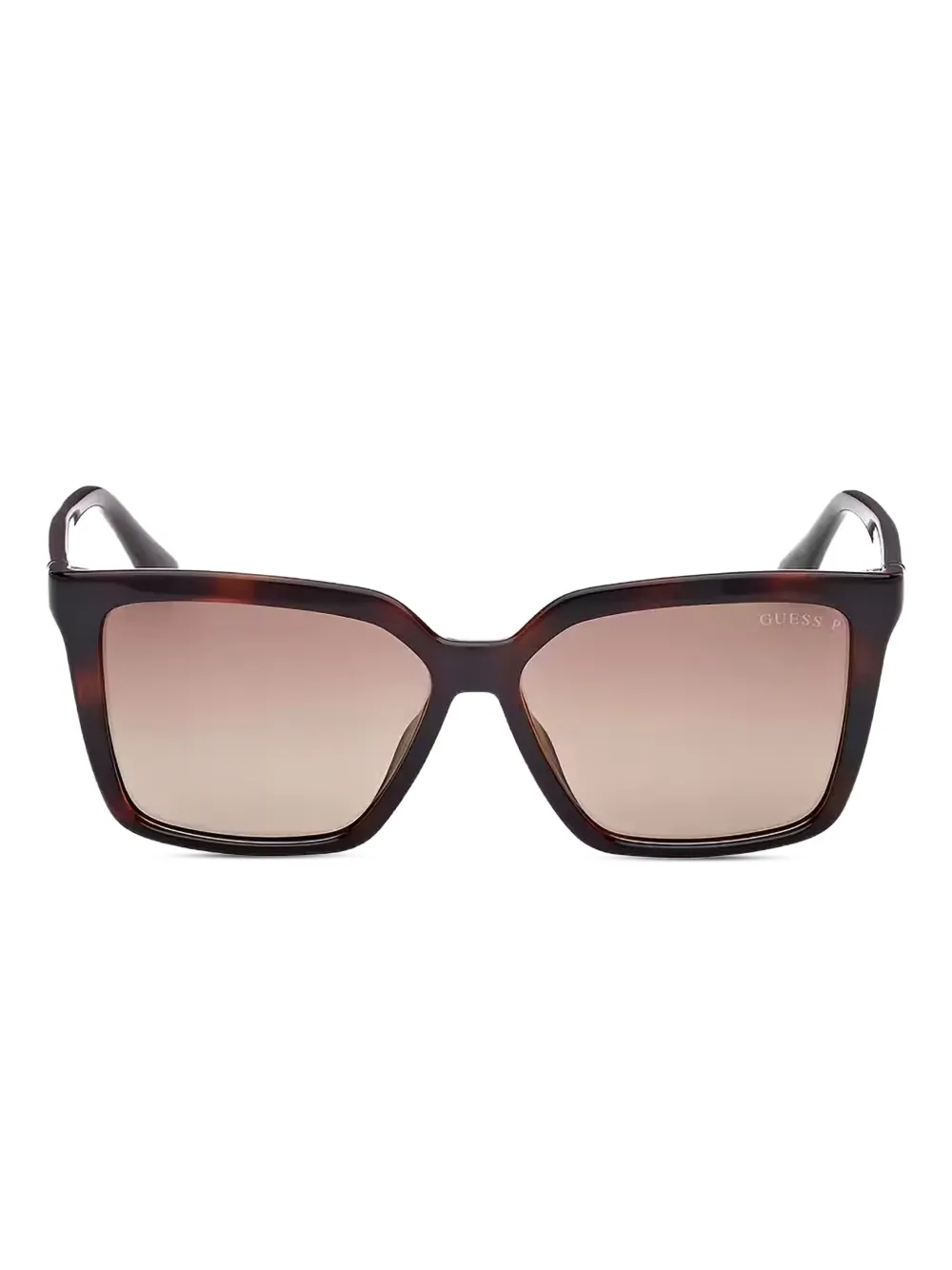 GUESS EYEWEAR Zonnebril met vierkant montuur Bruin