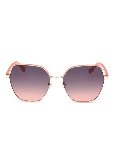 GUESS EYEWEAR geometric-frame sunglasses