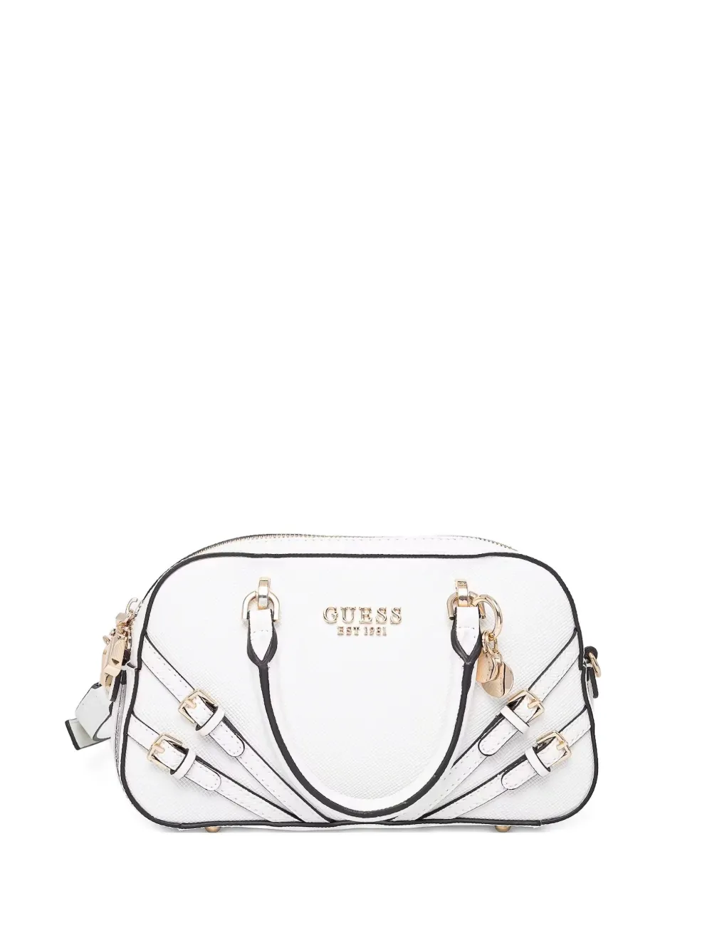 GUESS USA Bramina double-handle structured tote bag | White | Image 1
