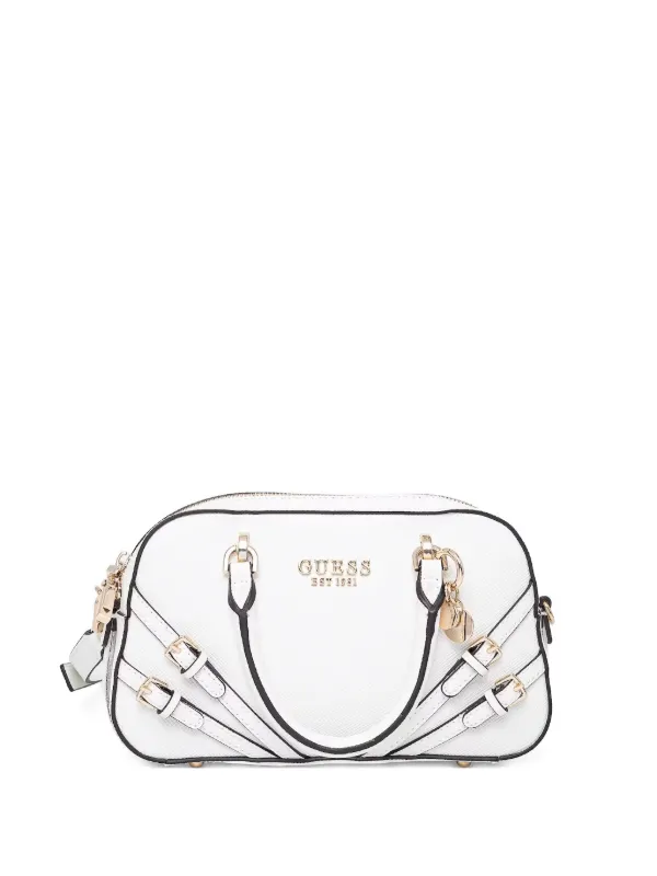 GUESS USA Strukturierte Schultertasche Mit Henkel Weiß FARFETCH DE