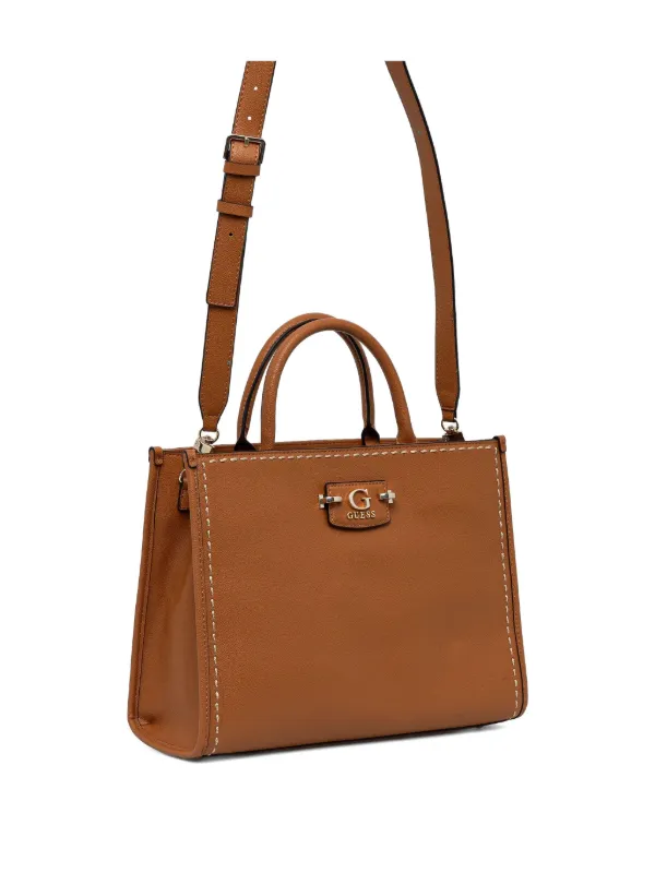 GUESS USA ロゴ ハンドバッグ | ブラウン | FARFETCH JP