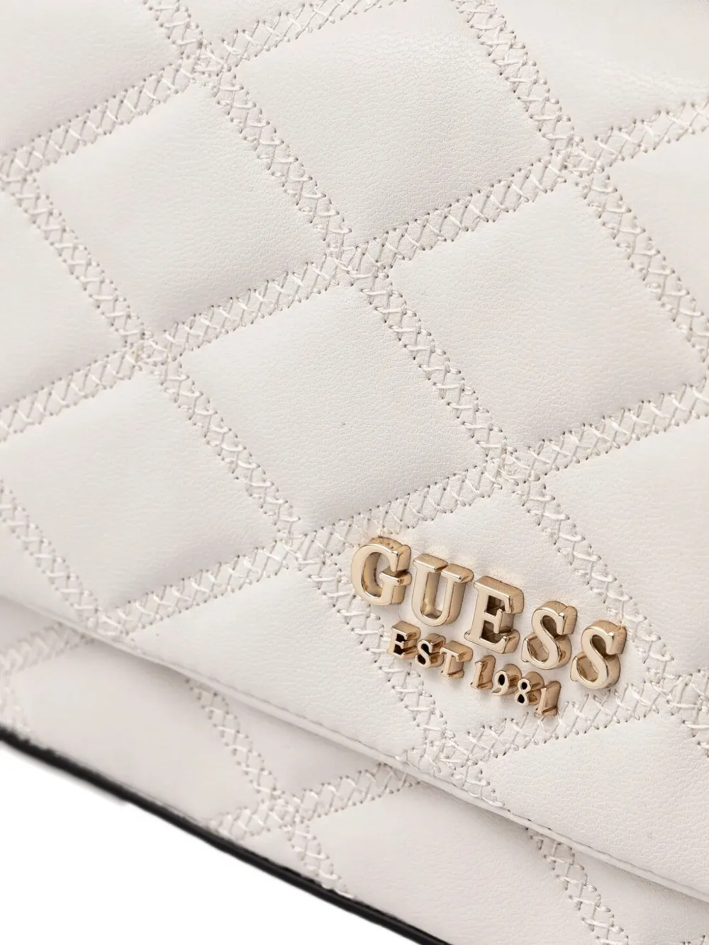 GUESS USA Gewatteerde schoudertas Wit