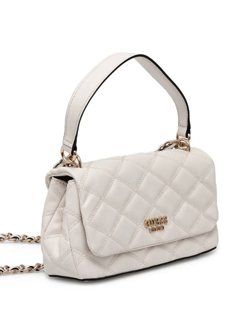 GUESS USA Gewatteerde schoudertas Wit