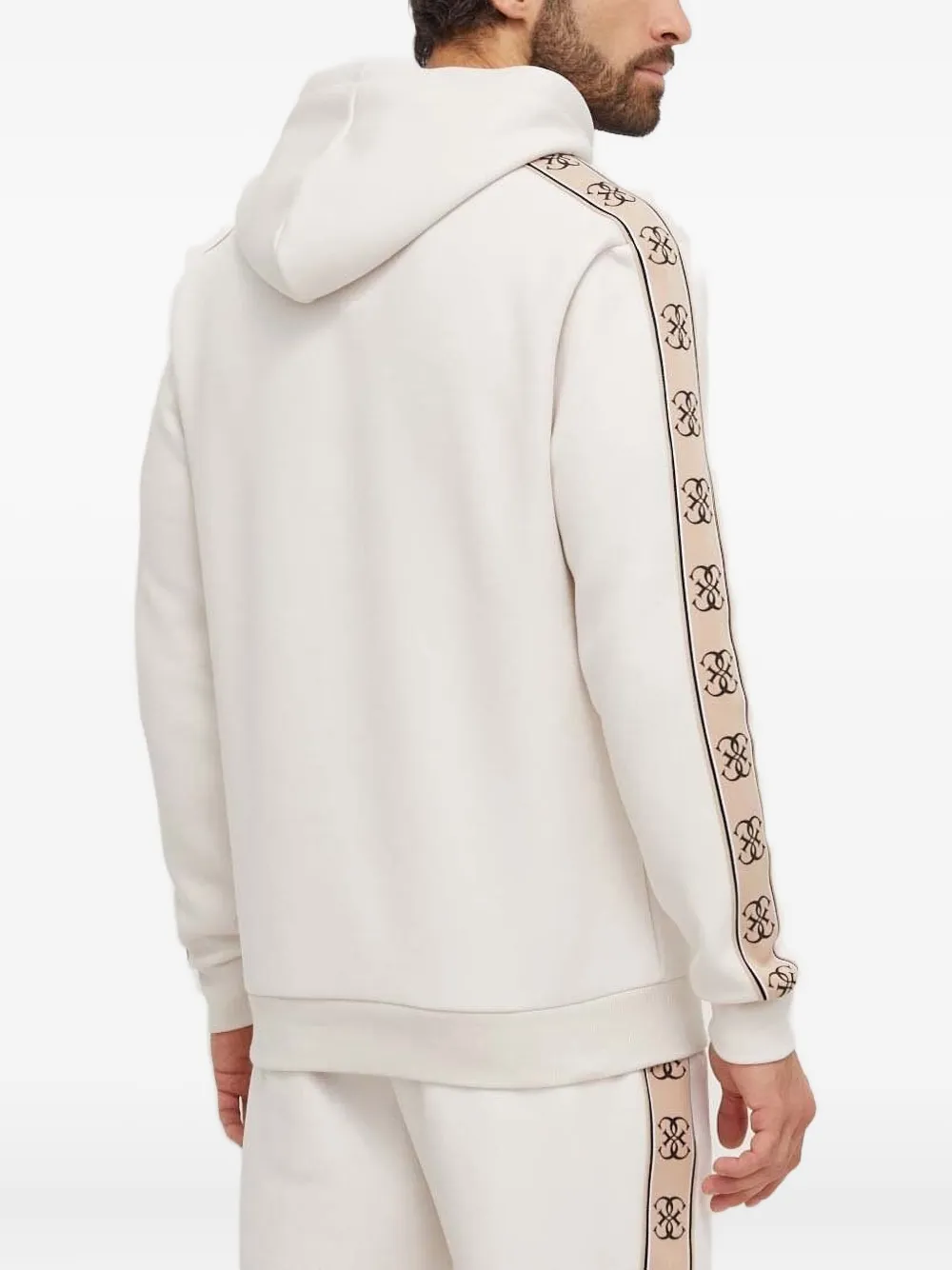 GUESS USA Mickey hoodie met logoband Wit
