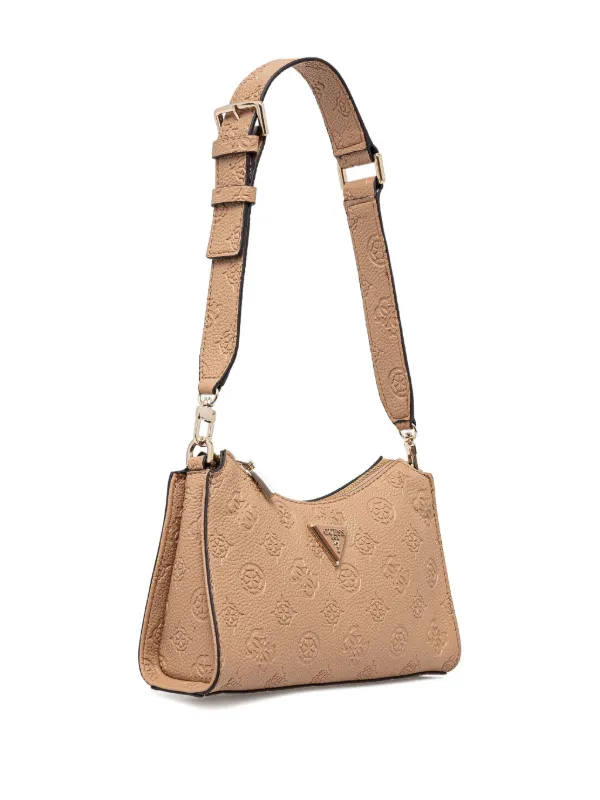 GUESS USA monogram-debossed Shoulder Bag Neutrals FARFETCH PH
