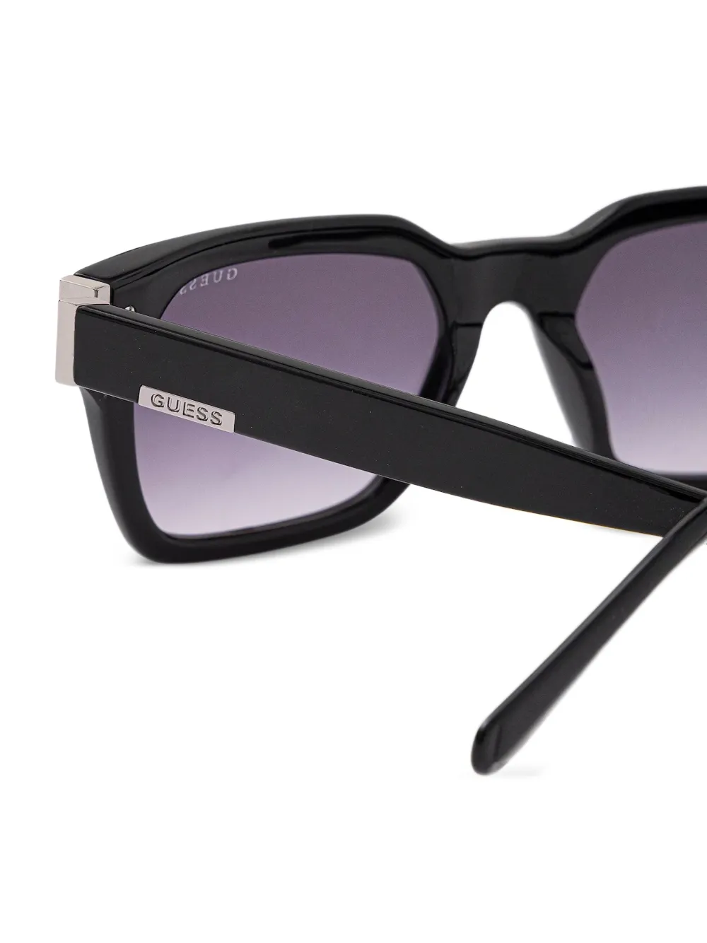 GUESS EYEWEAR Zonnebril met rechthoekig montuur Zwart
