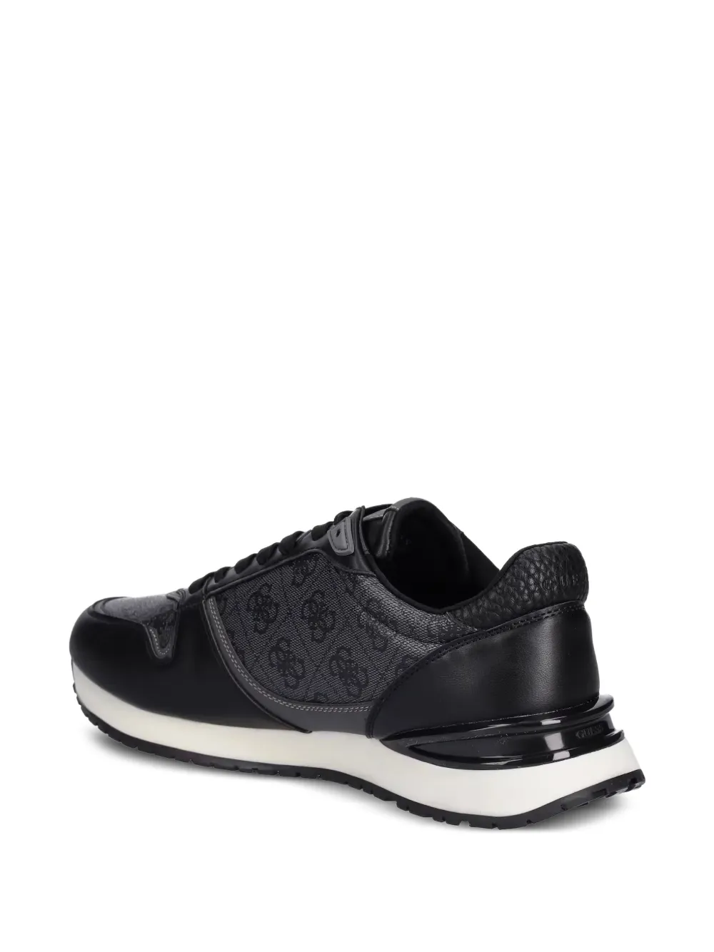 GUESS USA Sneakers met mesh vlak en monogram Zwart