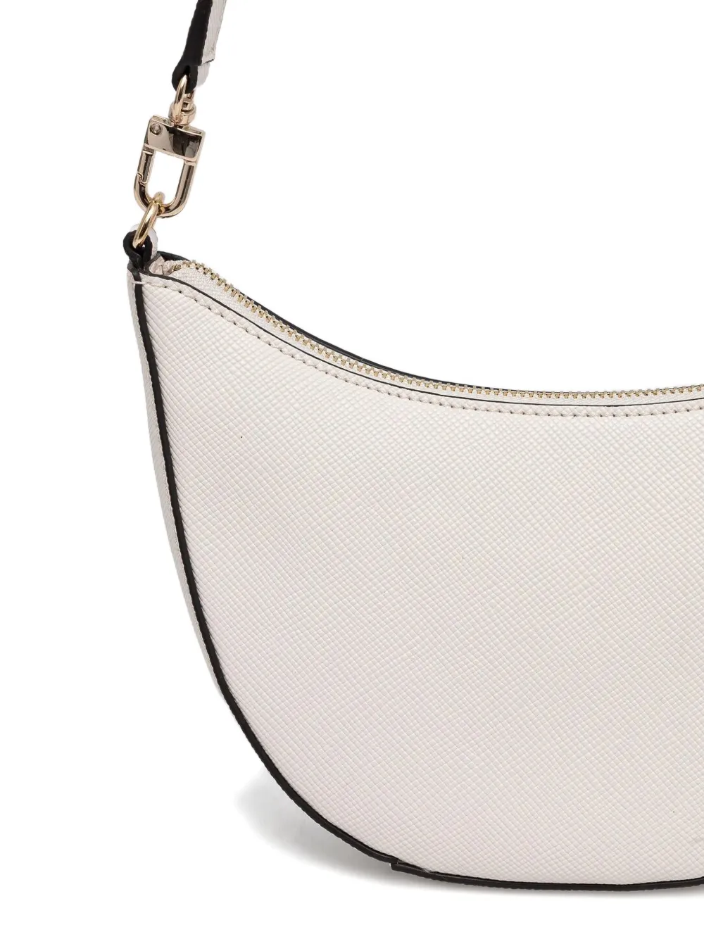 GUESS USA Gewelfde schoudertas met structuur Beige
