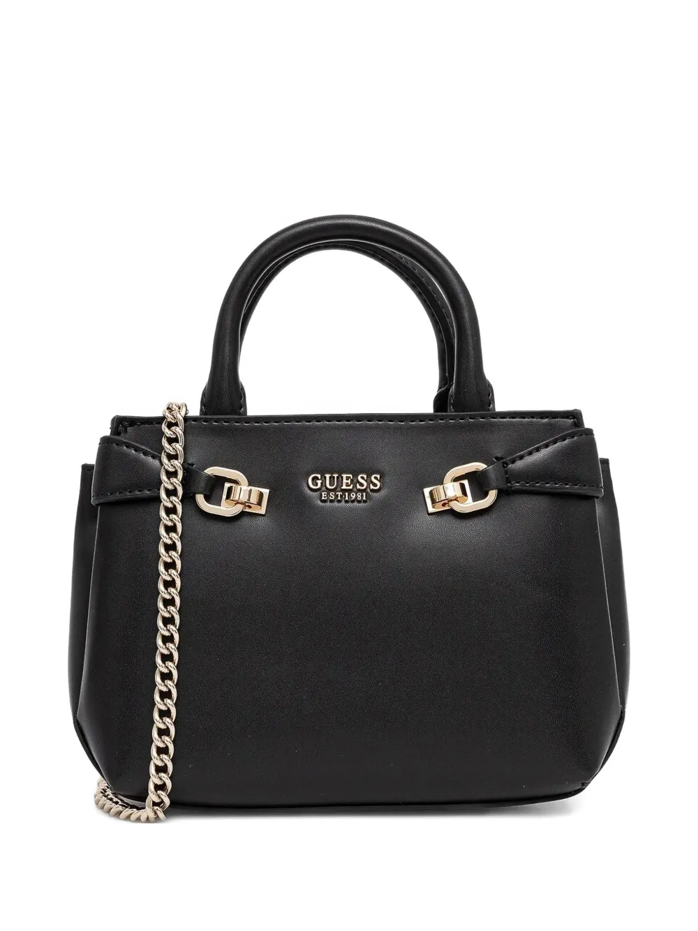 GUESS USA ロゴ ショルダーバッグ - ブラック GUESS USA ロゴ ショルダーバッグ - ブラック