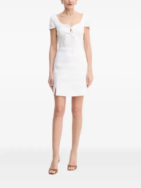 GUESS USA logo-plaque mini dress