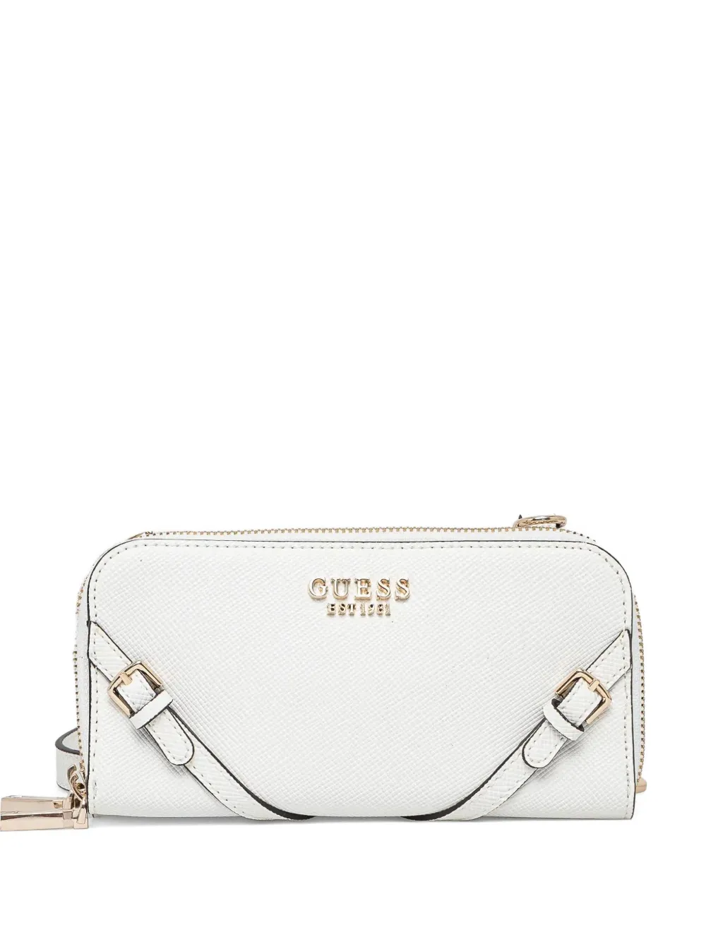 GUESS USA Crossbodytas met logoplakkaat Wit