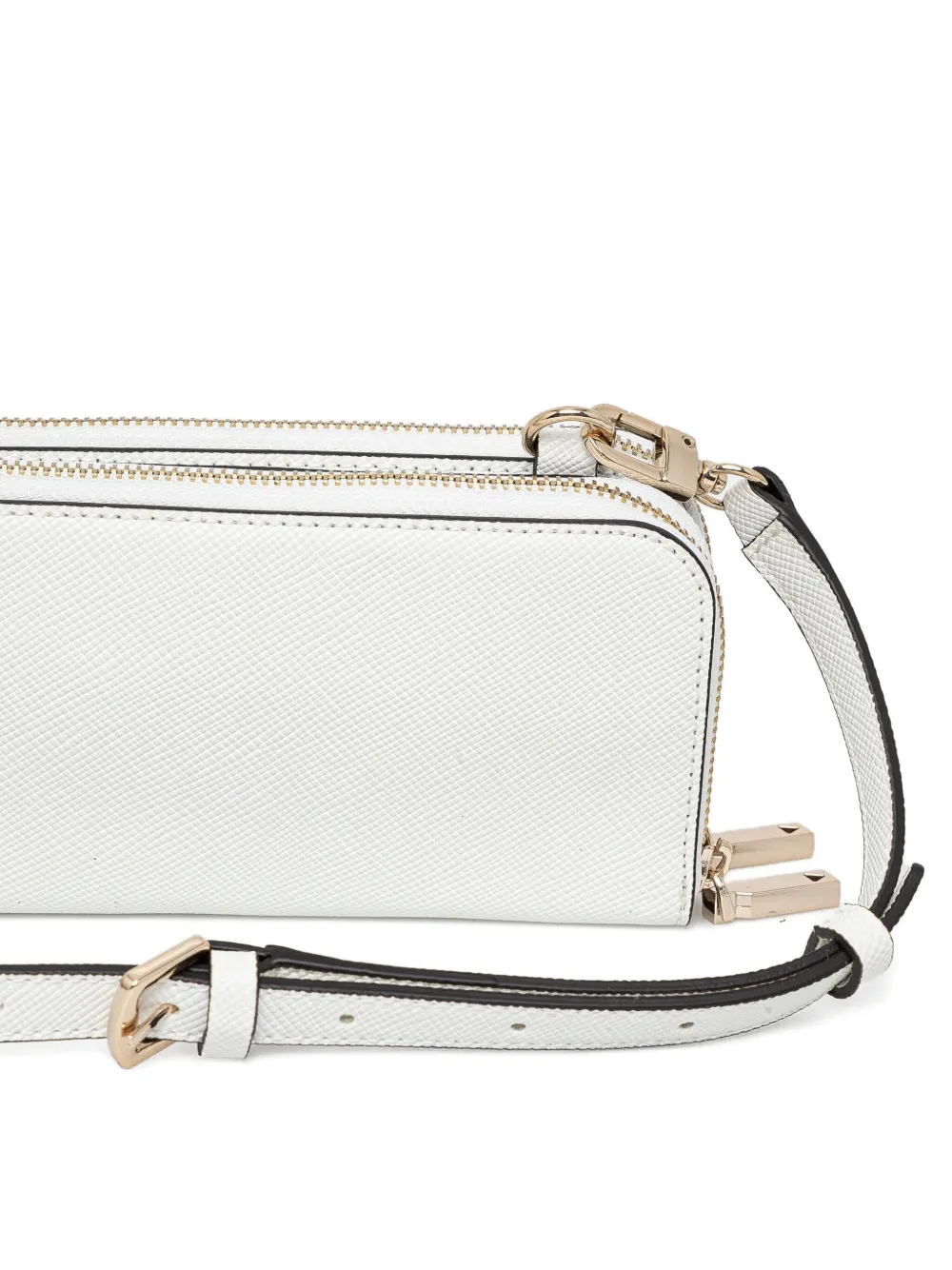 GUESS USA Crossbodytas met logoplakkaat Wit