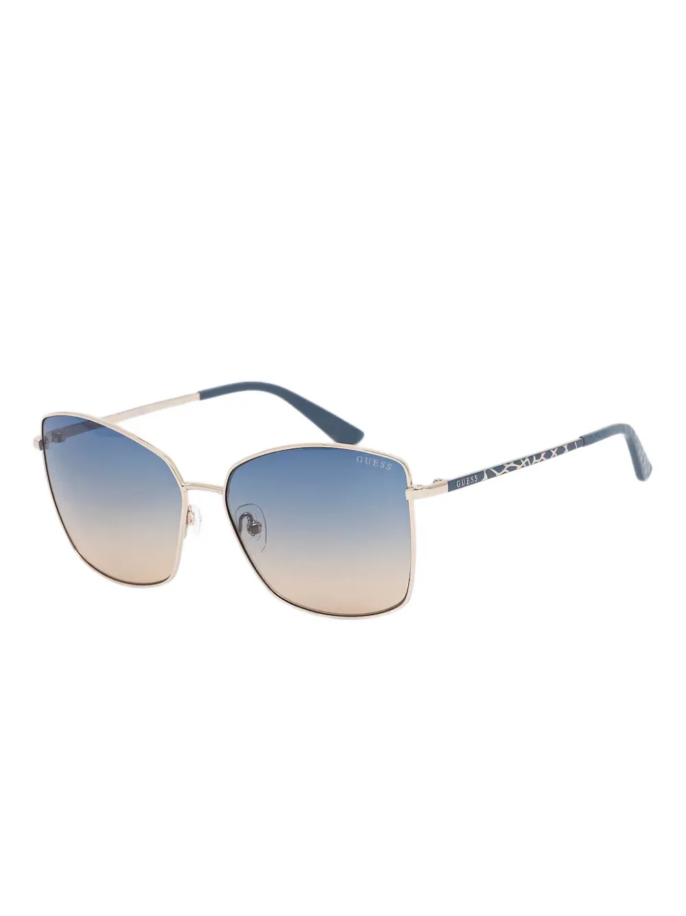GUESS EYEWEAR Zonnebril met cat-eye montuur - Goud
