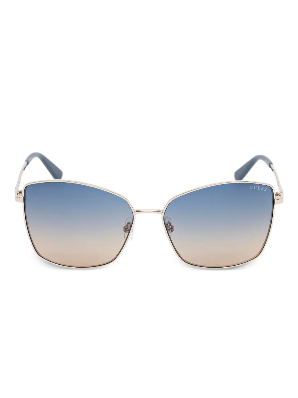 GUESS EYEWEAR キャットアイ サングラス - ゴールドトーン GUESS EYEWEAR キャットアイ サングラス - ゴールドトーン