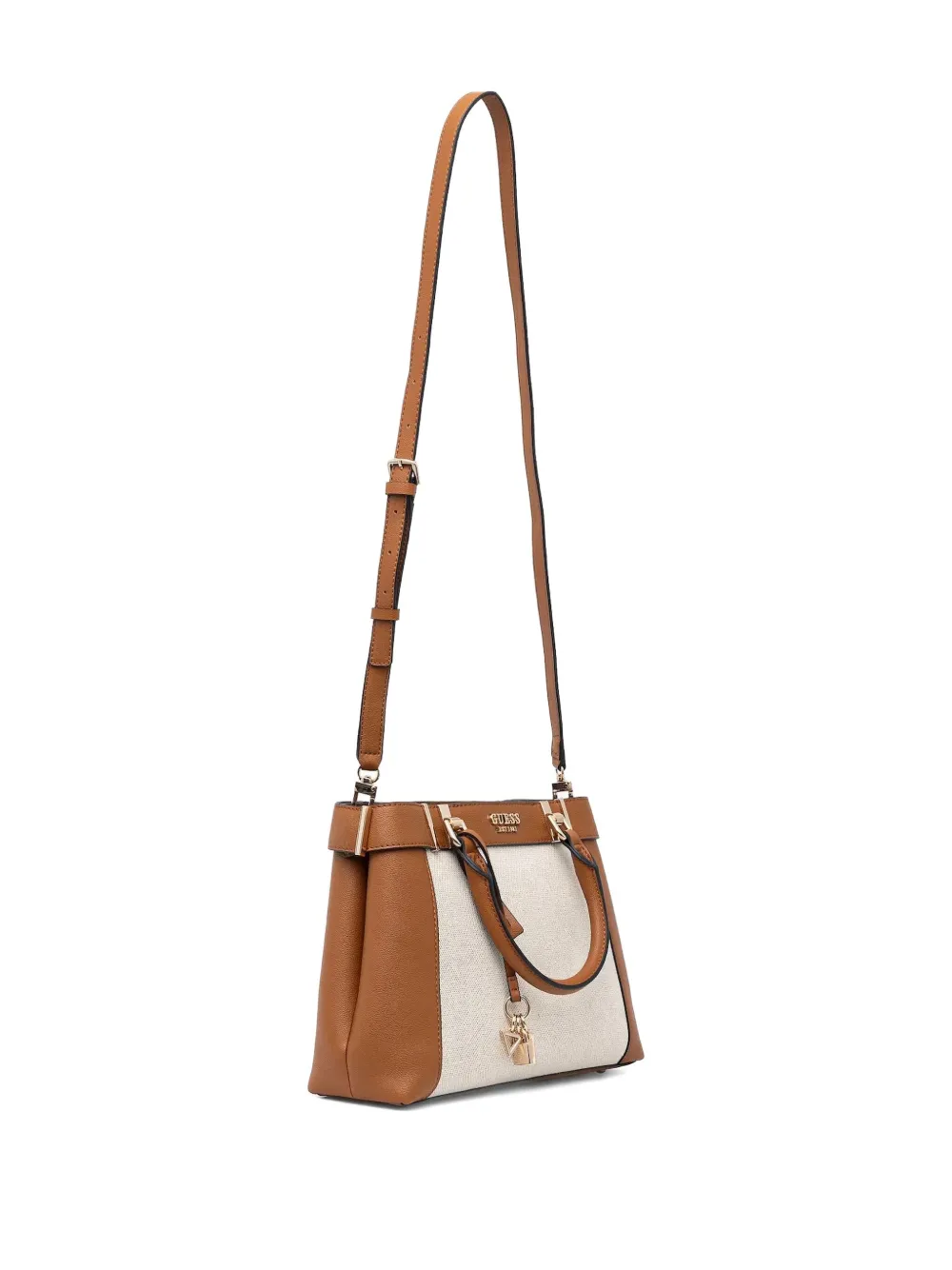 GUESS USA Heuptas met logoplakkaat Beige