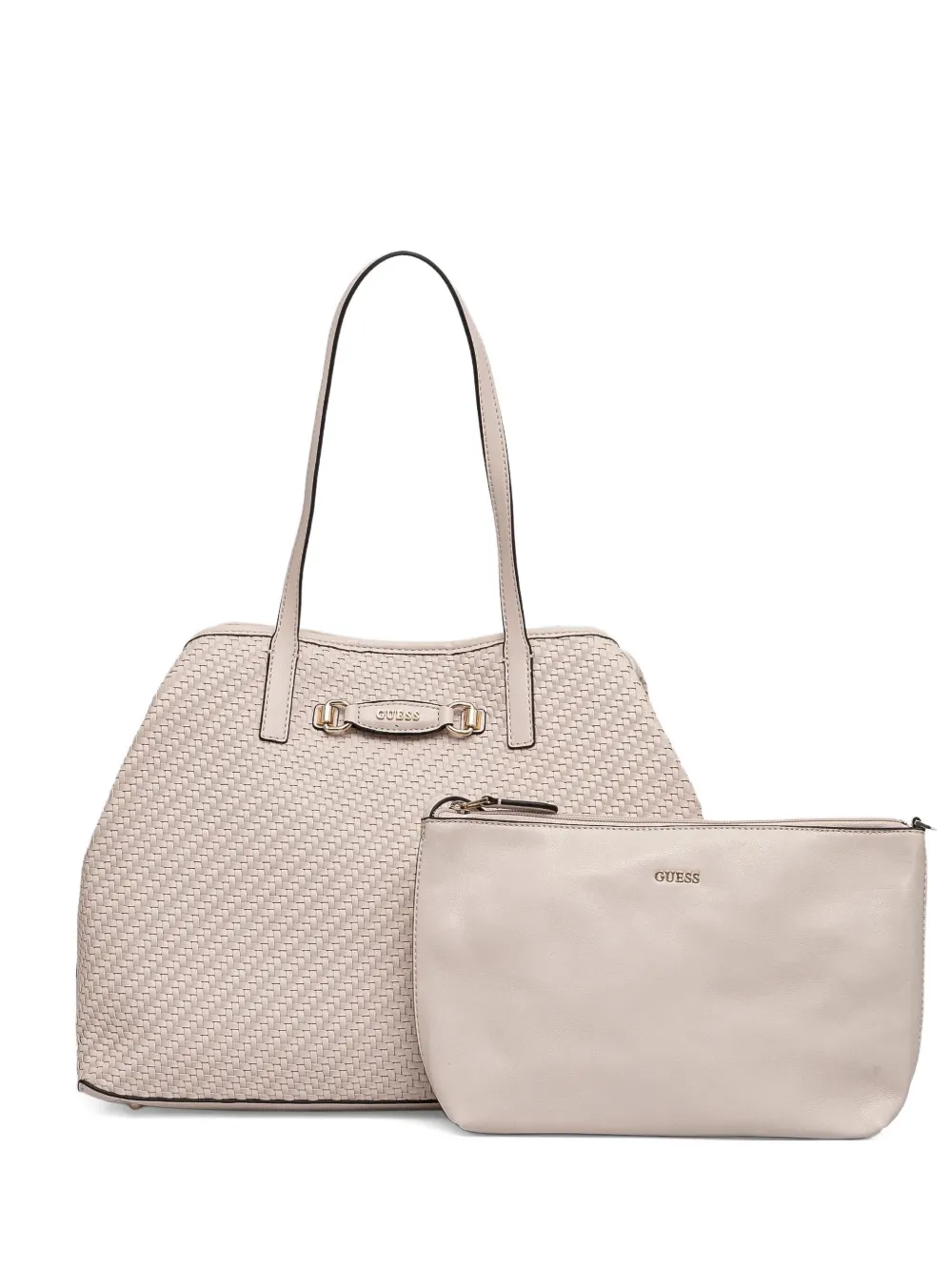 GUESS USA maxi Vikky tote bag | Neutrals | Image 1