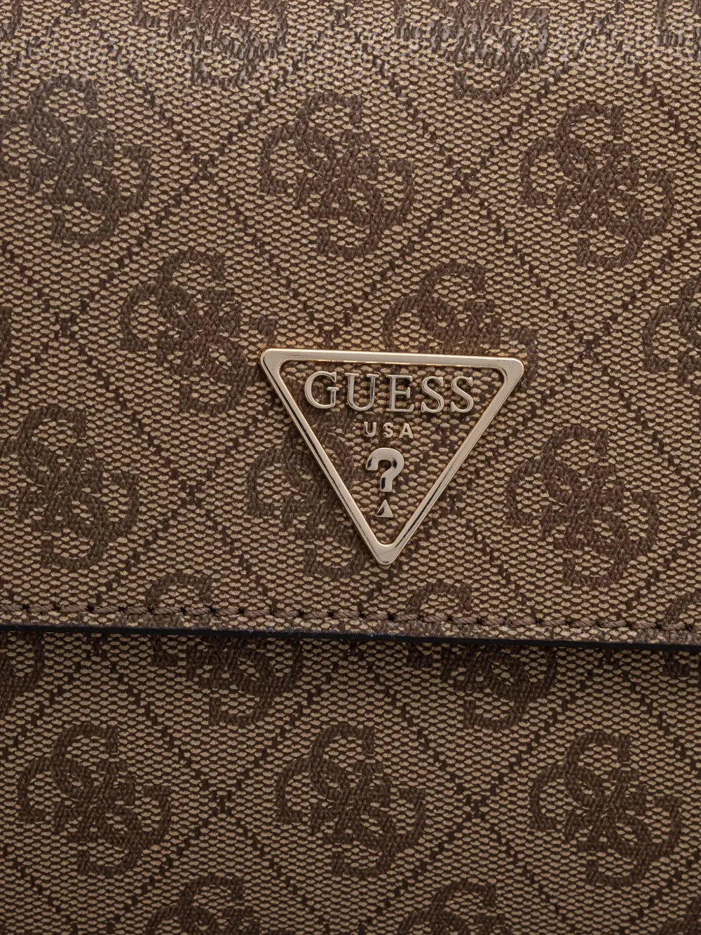 GUESS USA Schoudertas met logoplakkaat Bruin