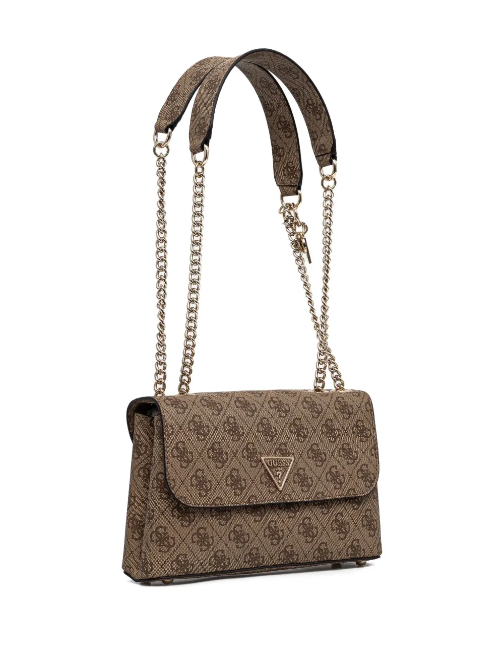 GUESS USA Schoudertas met logoplakkaat Bruin