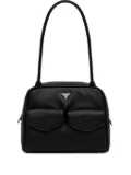 GUESS USA dual-pocket faux-leather shoulder bag - Black