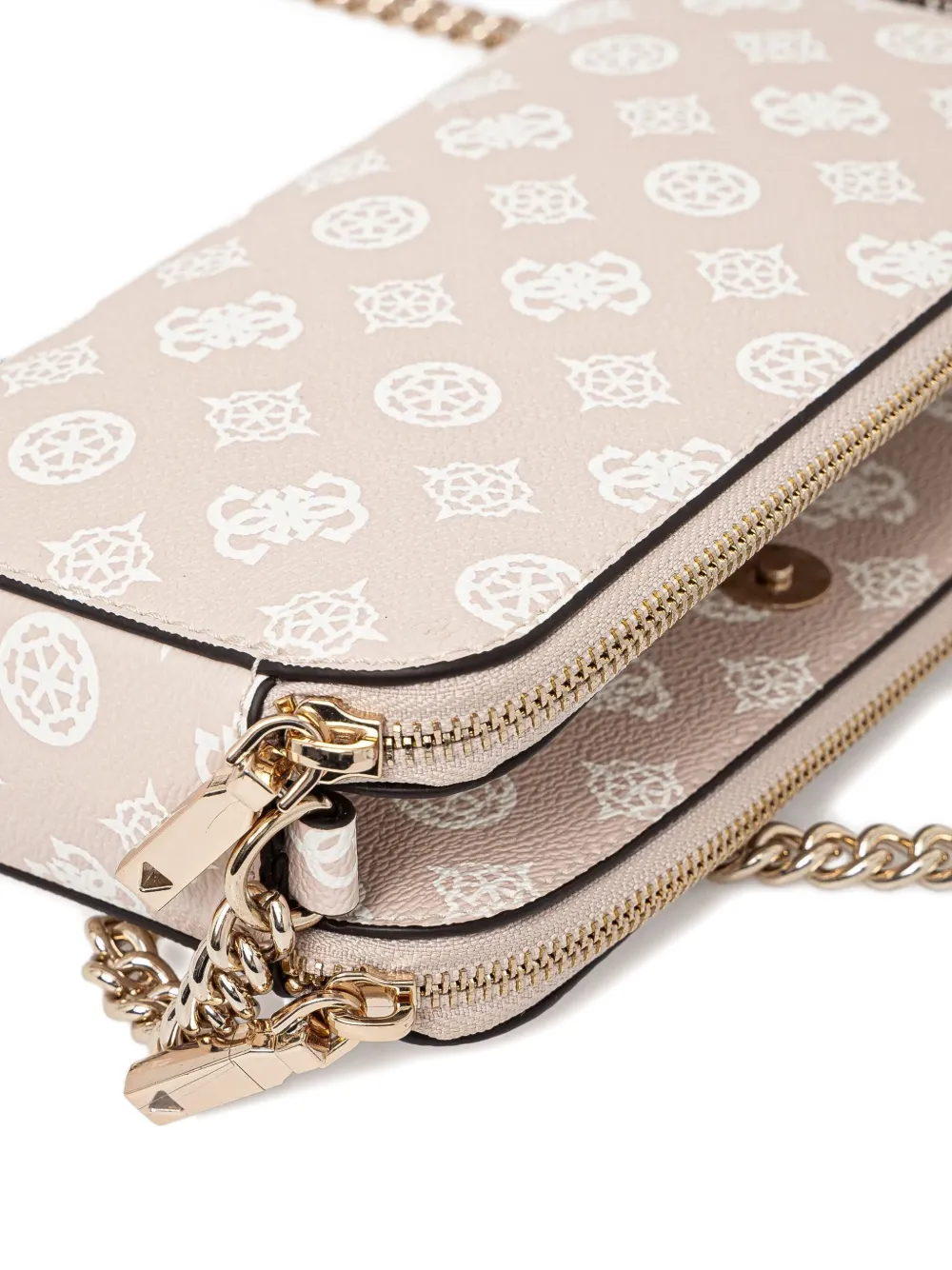 GUESS USA Crossbodytas met logopatroon Roze