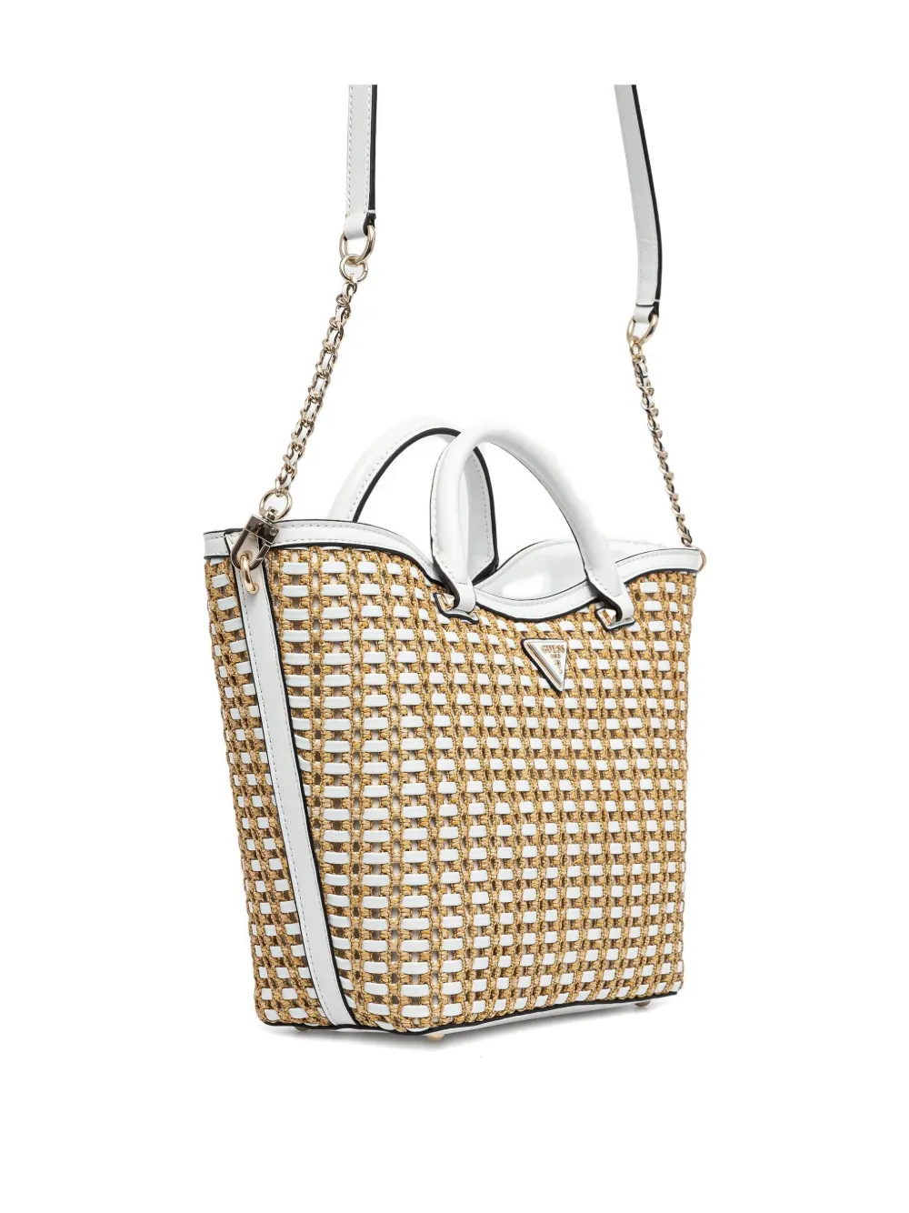 Guess Usa Atalia Woven Tote Bag