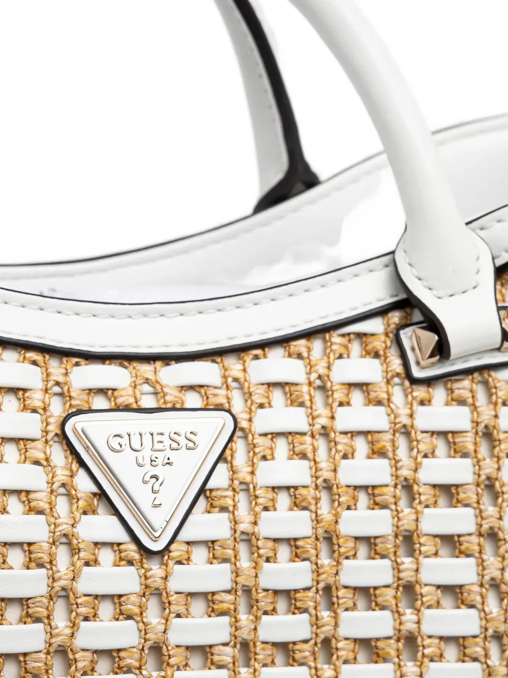 Guess Usa Atalia Woven Tote Bag