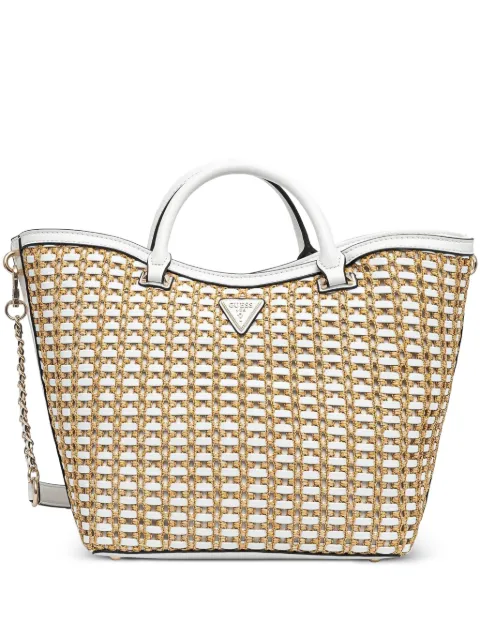 GUESS USA Atalia woven tote bag