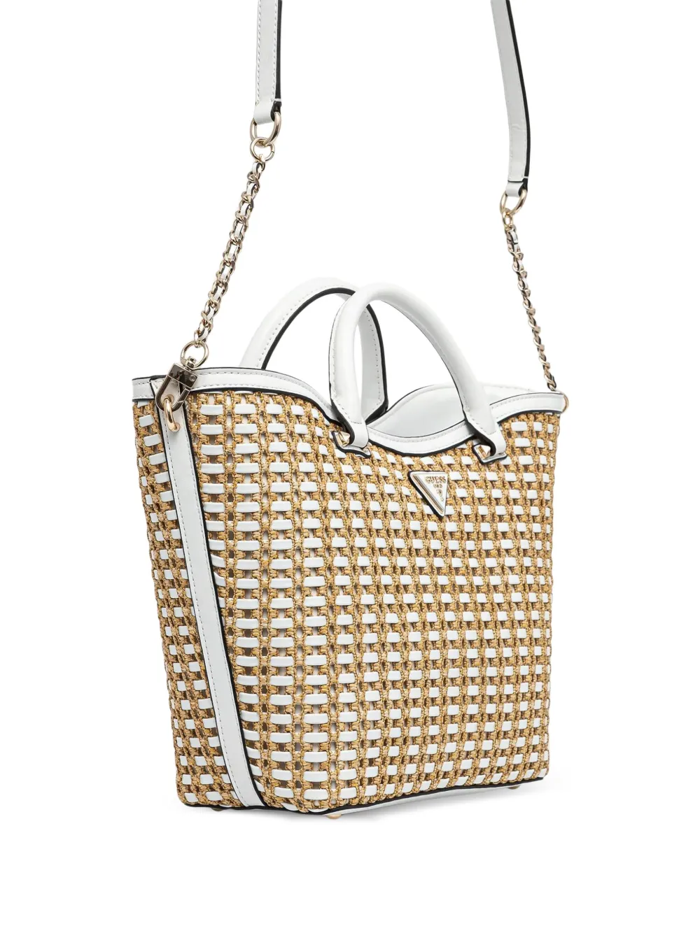 GUESS USA Rieten shopper - Beige