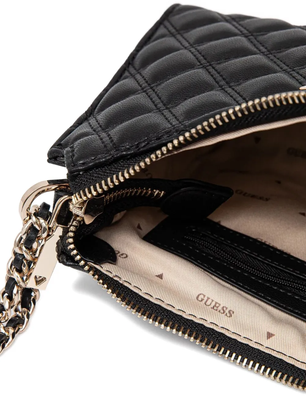 GUESS USA Gewatteerde schoudertas Zwart