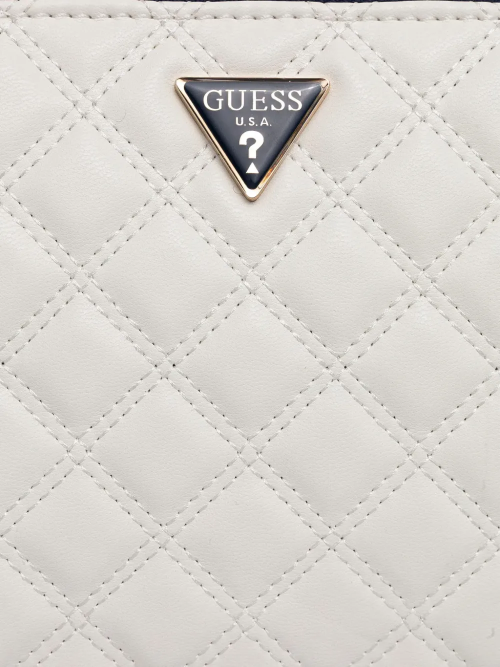 GUESS USA Gewatteerde schoudertas WTV WHITE