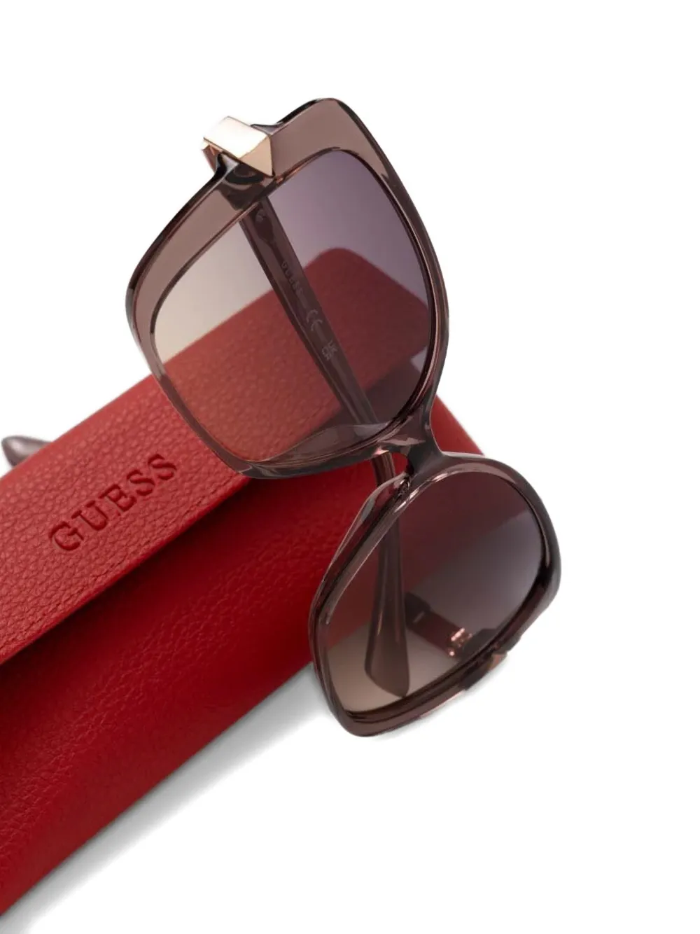  Guess Eyewear Geometric Sunglasses - Brown 