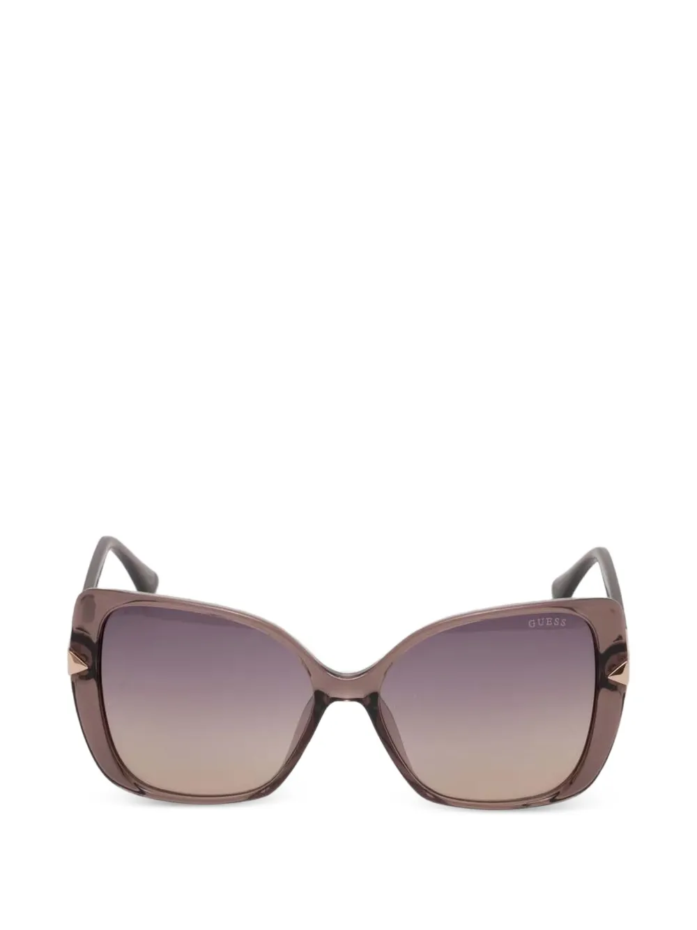 GUESS EYEWEAR geometric sunglasses - Marrone