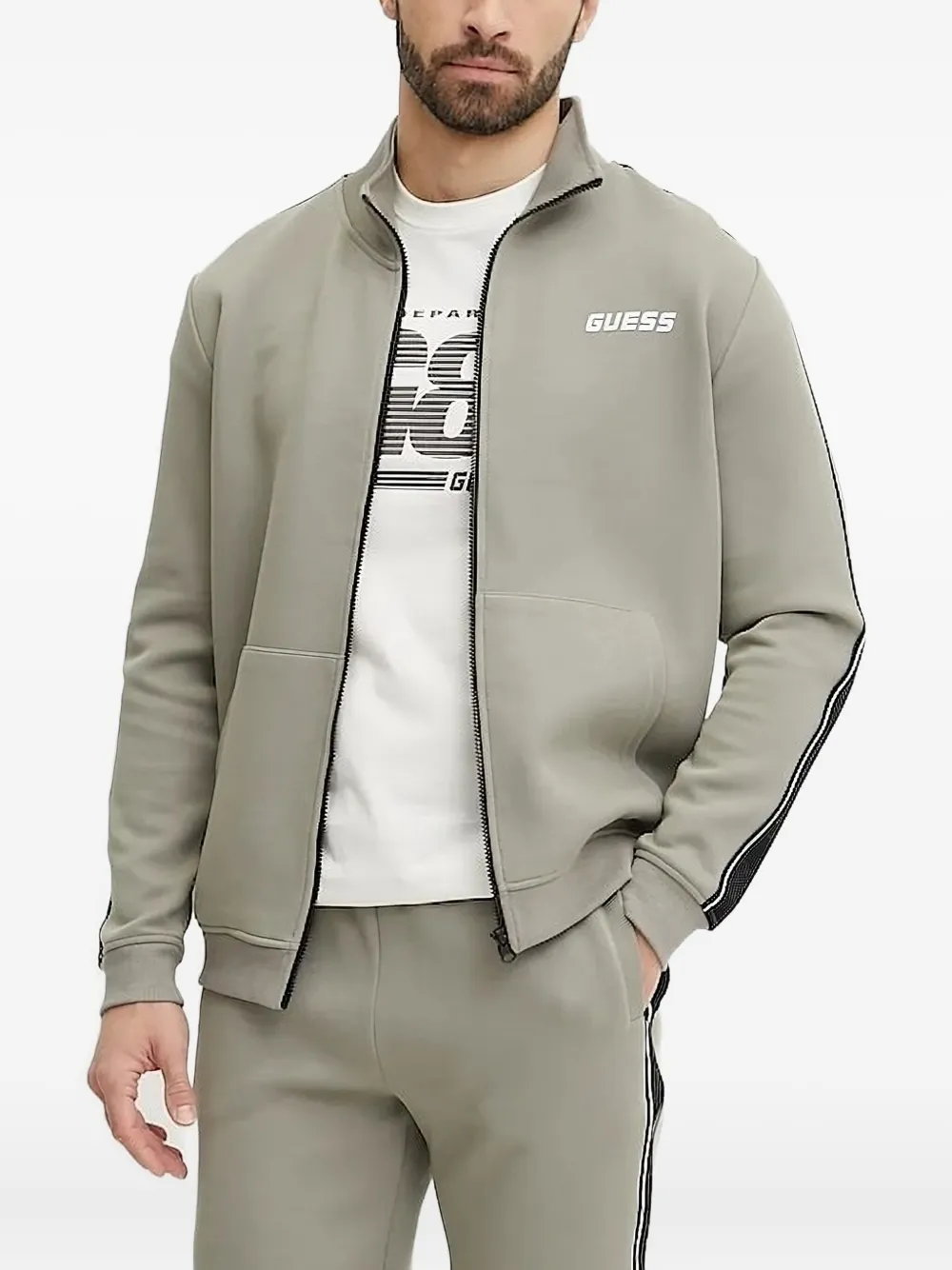 GUESS USA logo-patch sweatshirt | Grey | Image 1
