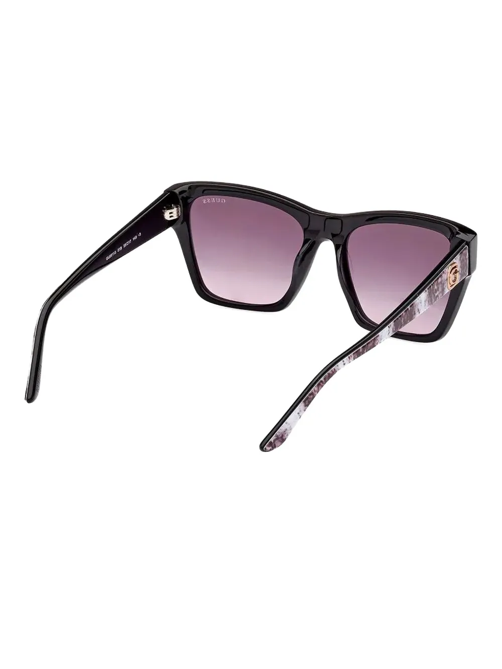 GUESS EYEWEAR Zonnebril met vierkant montuur Zwart