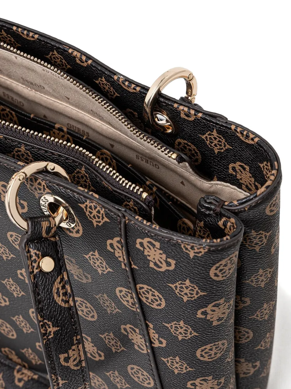 GUESS USA Shopper met logoprint Zwart