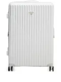GUESS USA Olbia ridged suitcase - White