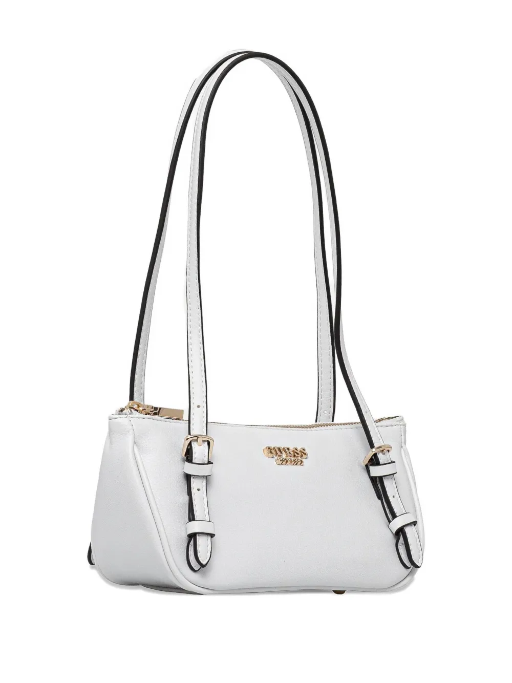 GUESS USA logo-lettering shoulder bag - Wit