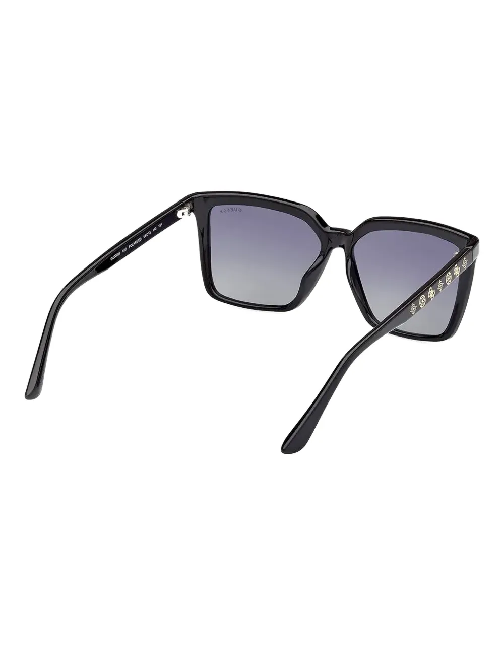 GUESS EYEWEAR Zonnebril met vierkant montuur Zwart