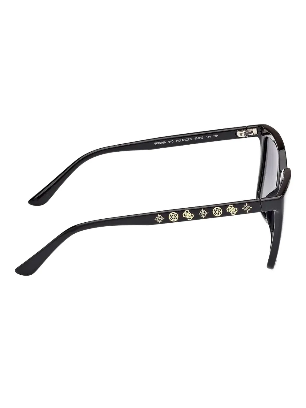 GUESS EYEWEAR Zonnebril met vierkant montuur Zwart