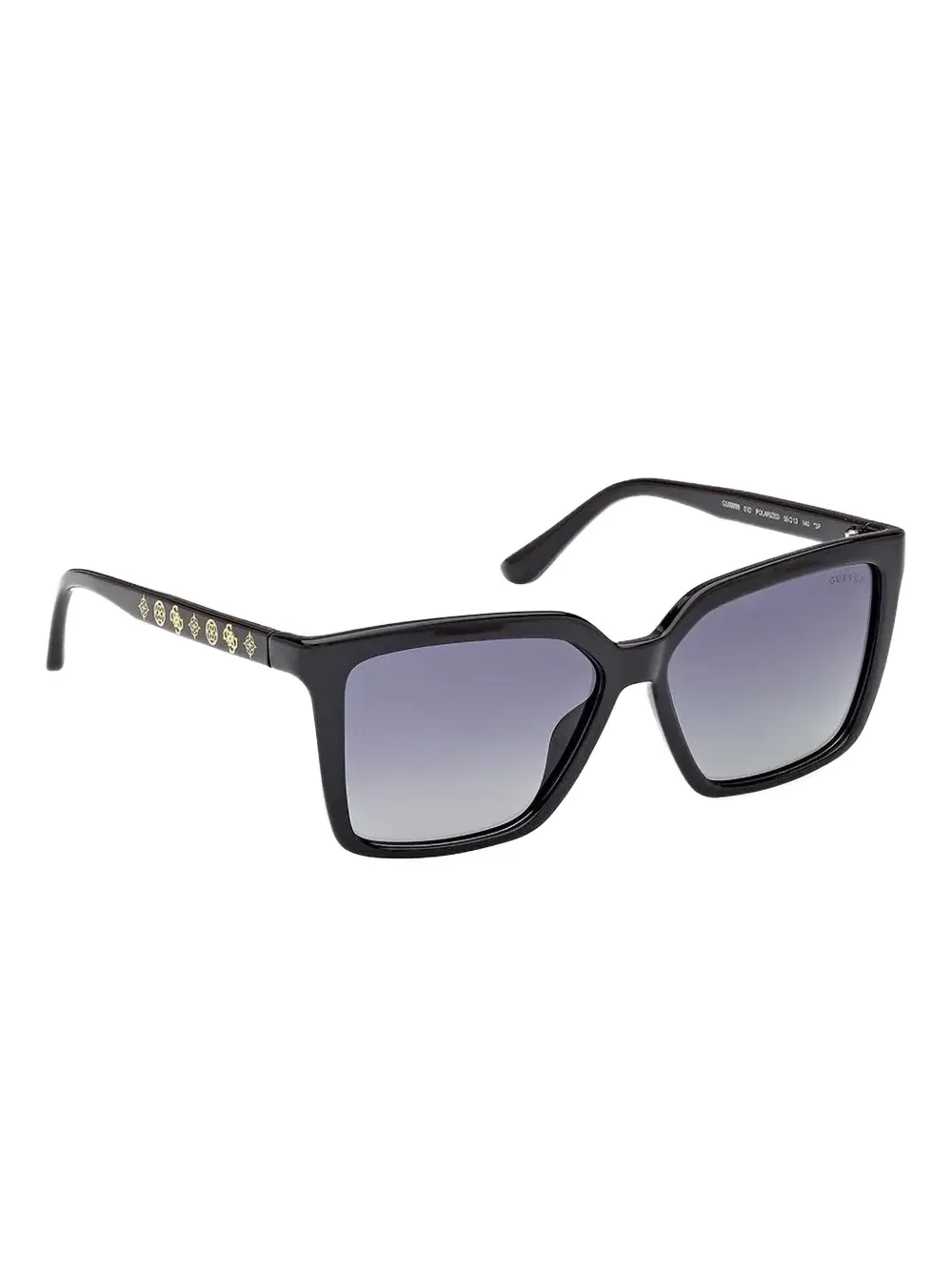 GUESS EYEWEAR Zonnebril met vierkant montuur Zwart