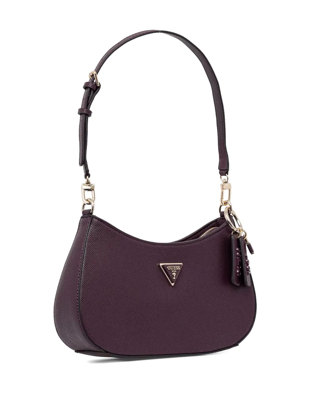 GUESS USA Saffiano leren schoudertas - AUB BURGUNDY