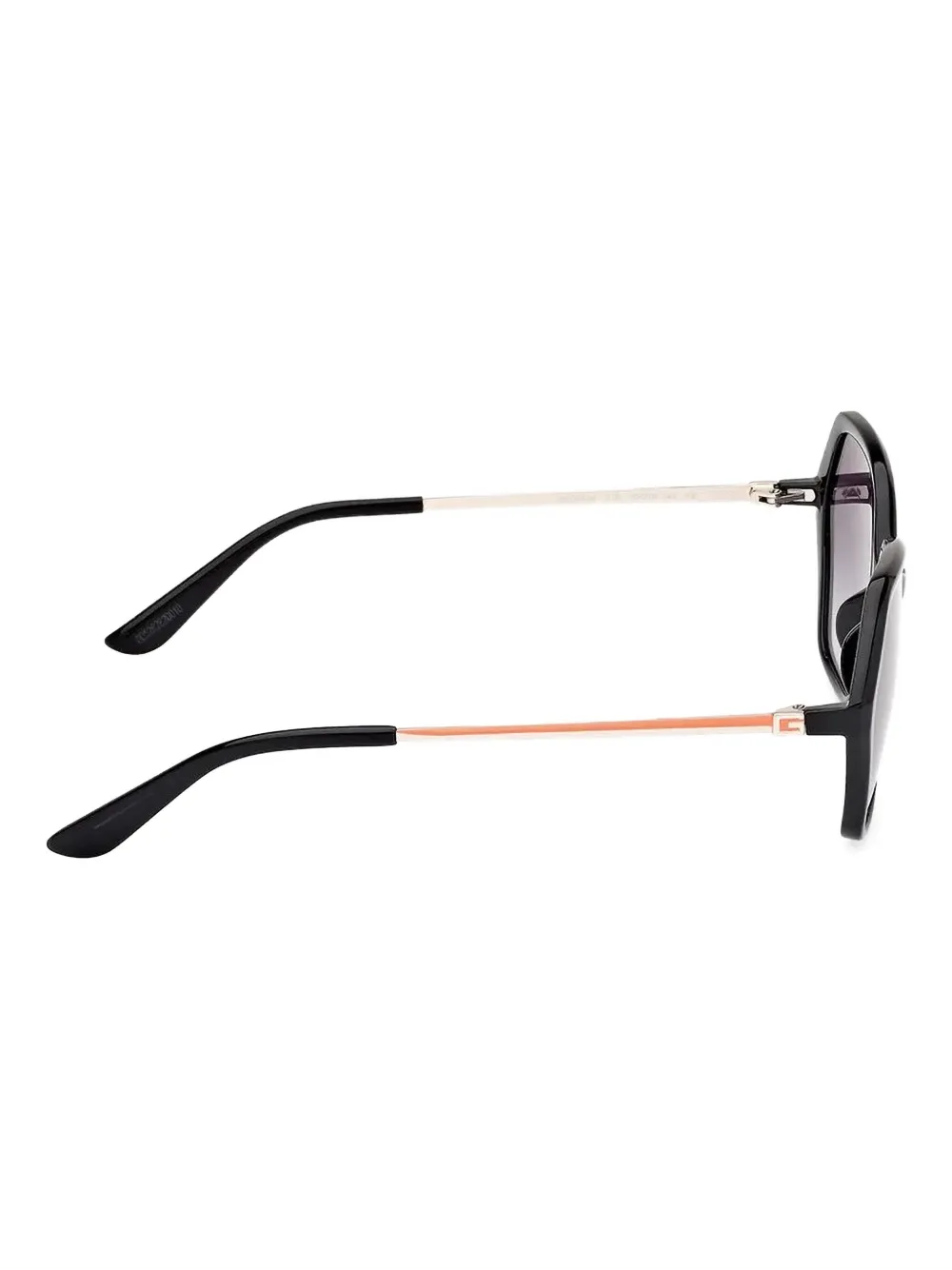 GUESS EYEWEAR Zonnebril met geometrisch montuur Zwart