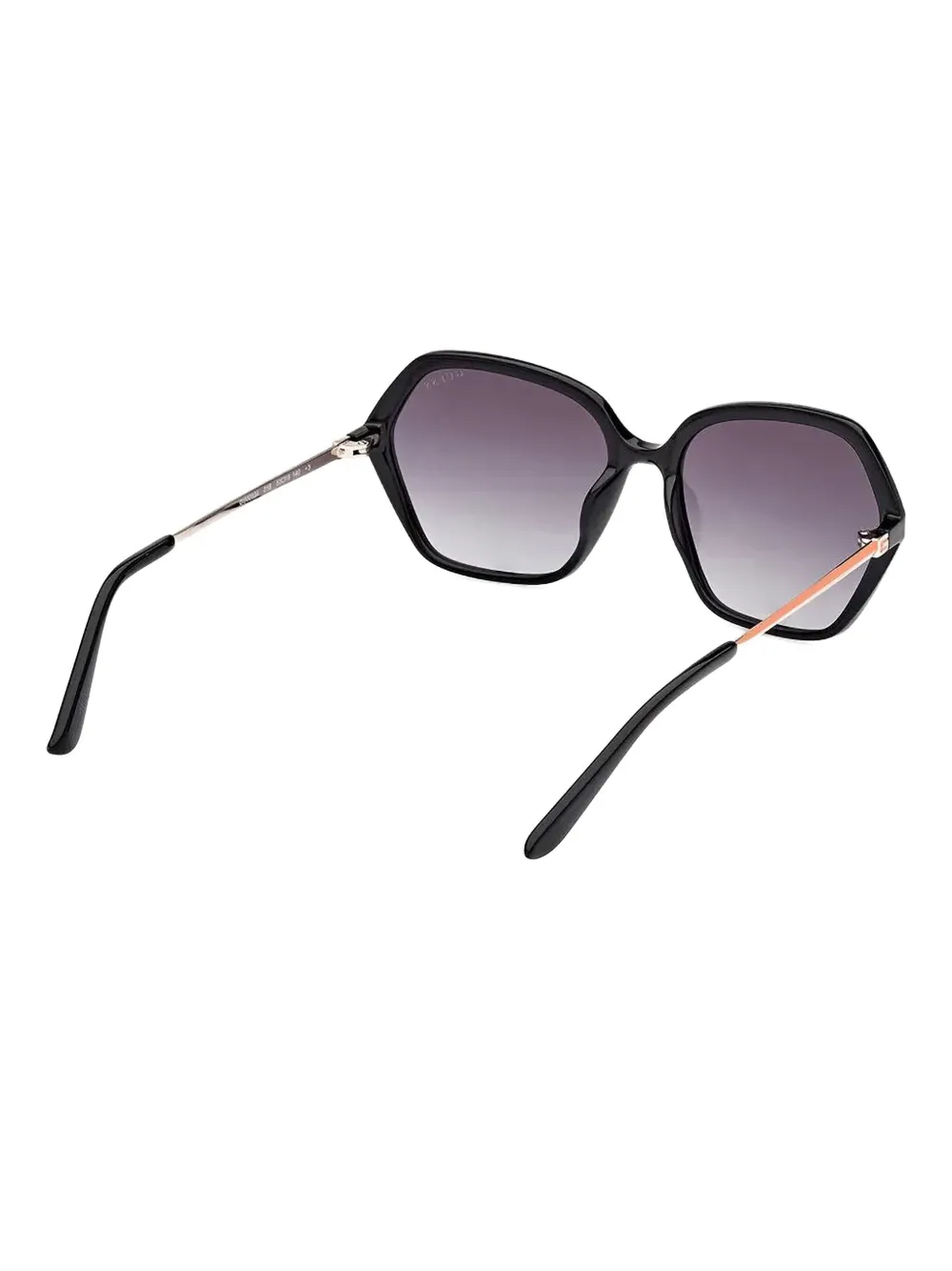GUESS EYEWEAR Zonnebril met geometrisch montuur Zwart