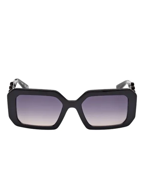 GUESS EYEWEAR cable-link rectangle-frame sunglasses