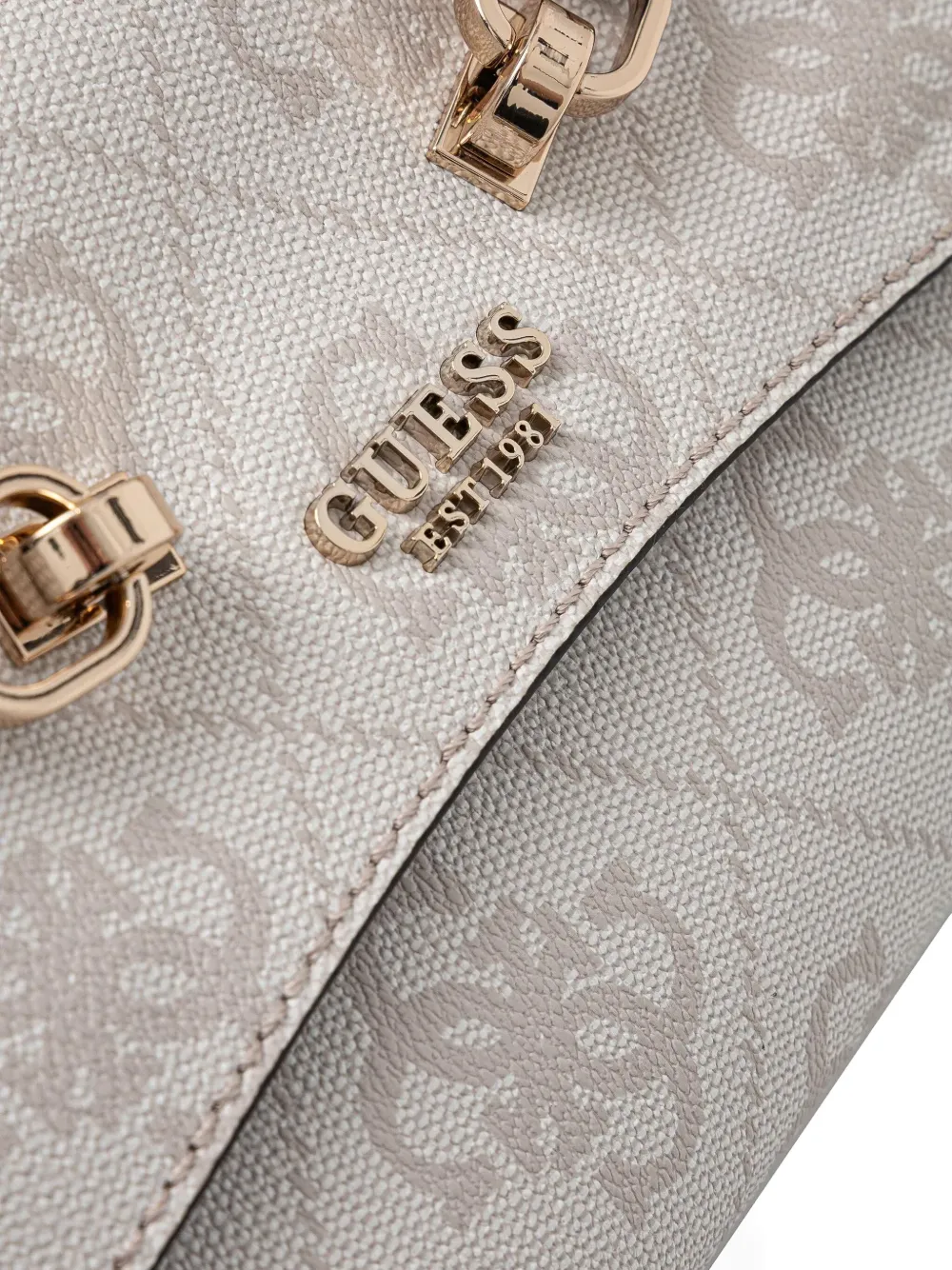 GUESS USA Schoudertas met logo-reliëf Beige