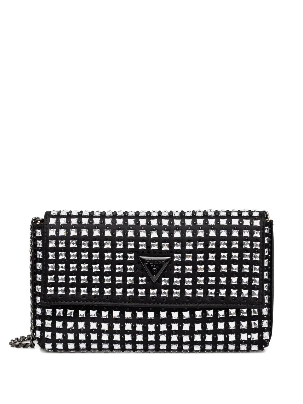 GUESS USA bolsa de hombro con apliques y solapa | negro | Image 1