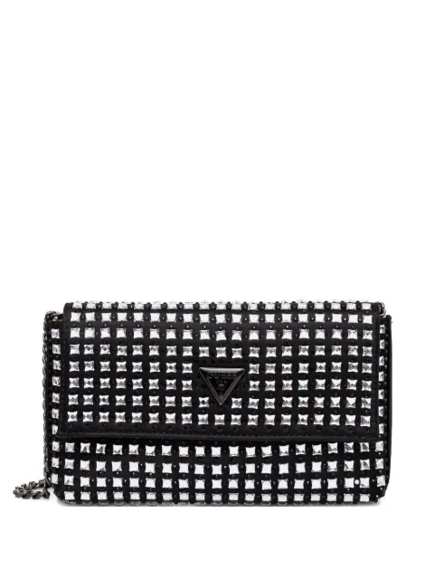 GUESS USA Zalina crystal-embellished clutch bag