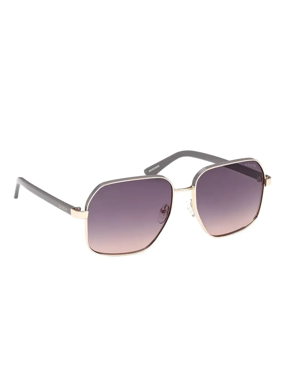 GUESS EYEWEAR Zonnebril met vierkant montuur Goud